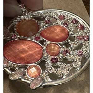 Vintage 90s Necklace Geometric Pendant Cottage Garden Fairy Goth Whimsigoth